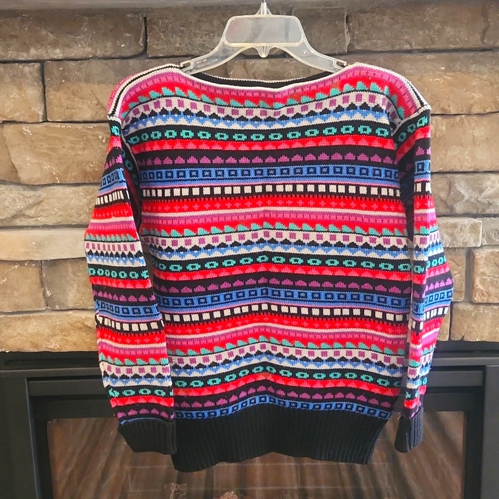 Ladies wool ski sweater